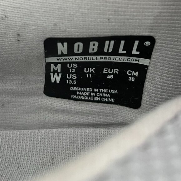 NOBULL Superfabric CrossFit Trainer Shoes Arctic Gray Men Size 12